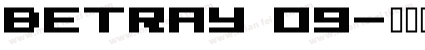 Betray 09字体转换